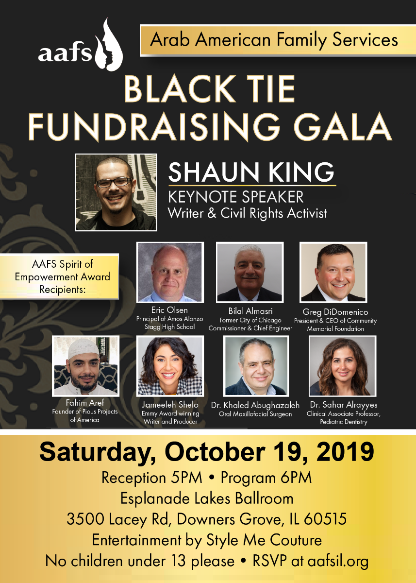 AAFS Black Tie Fundrasing Gala with Shaun King